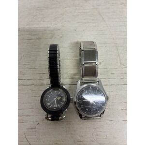 Two Vintage Womens Chateau Swiss Diver Watch Needs Untested Not Working Bands